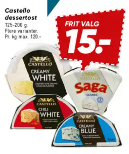 Bilka CASTELLO Dessertost tilbud