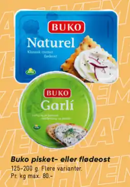 Bilka Buko pisket- eller flødeost tilbud