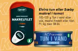 Bilka Elvira tun eller sæby makrel i tomat tilbud