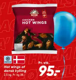 Bilka Hot wings af dansk kylling tilbud