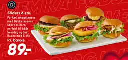 Bilka Sliders 6 stk. tilbud