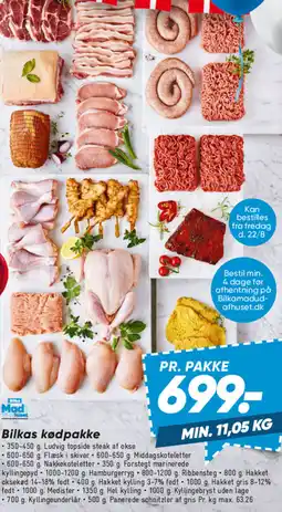 Bilka Bilkas kødpakke tilbud