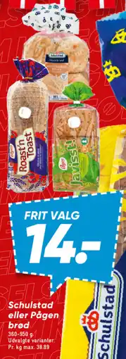 Bilka Schulstad eller pågen brød tilbud