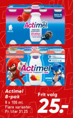 Bilka ACTIMEL 8-pak tilbud