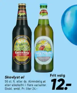 Bilka Skovlyst øl tilbud