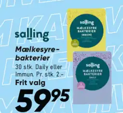 Bilka SALLING Mælkesyre- bakterier tilbud