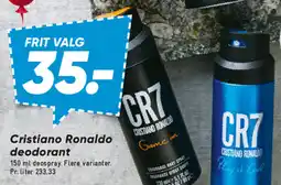 Bilka Cristiano ronaldo deodorant tilbud