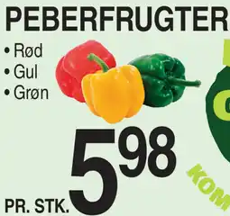 ABC Lavpris Peberfrugter tilbud