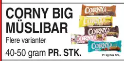 ABC Lavpris CORNY Big müslibar tilbud
