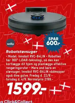 Bilka Robotstøvsuger, DKK 1599 tilbud