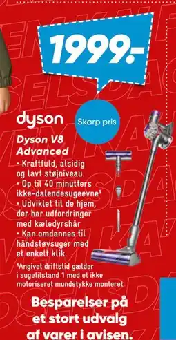 Bilka Dyson V8 Advanced, DKK 1999 tilbud