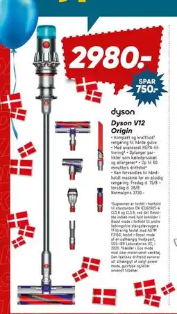 Bilka Dyson V12 Origin, DKK 2980 tilbud