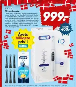 Bilka Eltandbørste, DKK 999 tilbud