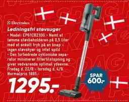 Bilka Ledningsfri støvsuger, DKK 1295 tilbud