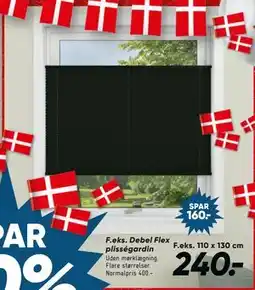 Bilka Debel Flex plisségardin, DKK 240 tilbud