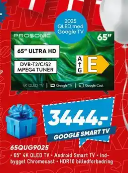 Bilka PROSONIC 65QUG9025, DKK 3444 tilbud