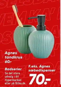 Bilka Agnes sæbedispenser, DKK 70 tilbud