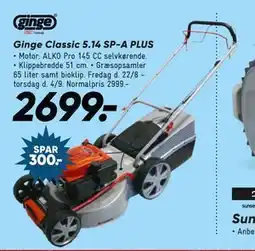 Bilka Ginge Classic 5.14 SP-A PLUS, DKK 2699 tilbud