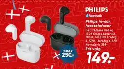 Bilka Philips in-ear høretelefoner, DKK 149 tilbud