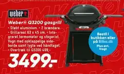 Bilka Weber Q3200 gasgrill, DKK 3499 tilbud