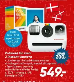Bilka Polaroid Go Gen. 2 instant-kamera, DKK 549 tilbud