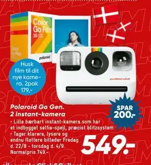 Bilka Polaroid Go Gen. 2 instant-kamera, DKK 549 tilbud