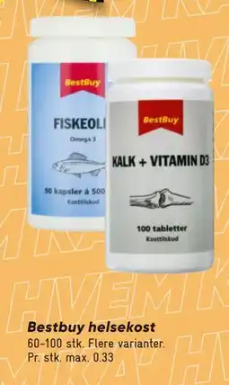 Bilka Bestbuy helsekost, DKK 20 tilbud