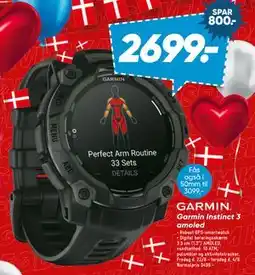 Bilka Garmin Instinct 3 amoled, DKK 2699 tilbud