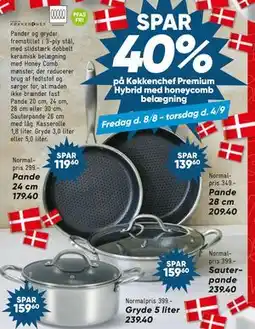 Bilka Pande 24 cm, DKK 179.4 tilbud