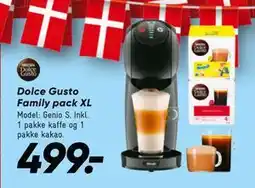 Bilka Dolce Gusto Family pack XL, DKK 499 tilbud
