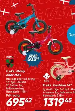 Bilka Molly eller Max, DKK 695.42 tilbud
