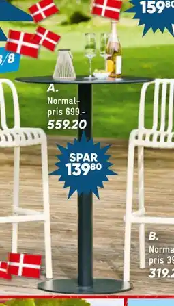 Bilka Andorra barbord, DKK 559.2 tilbud