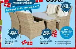 Bilka Gotland loungebord, DKK 1999.2 tilbud