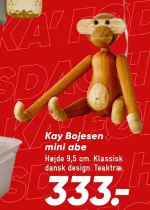 Bilka Kay Bojesen mini abe, DKK 333 tilbud