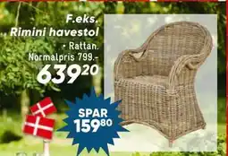 Bilka Rimini havestol, DKK 639.2 tilbud