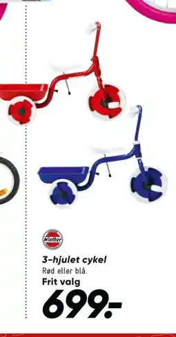 Bilka 3-hjulet cykel, DKK 699 tilbud