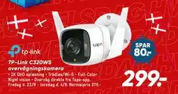 Bilka TP-Link C320WS overvågningskamera, DKK 299 tilbud