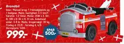 Bilka Brandbil, DKK 999 tilbud