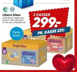 Bilka Libero bleer, DKK 299 tilbud