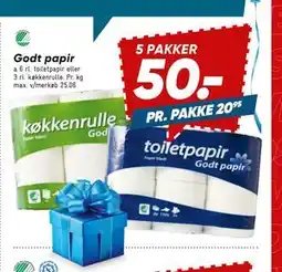 Bilka Godt papir, DKK 50 tilbud