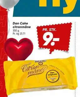 Bilka Dan Cake citronmåne, DKK 9 tilbud