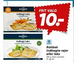 Bilka Rahbek indbagte rejer eller laks, DKK 10 tilbud