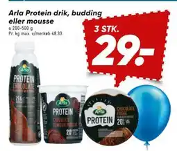 Bilka Arla Protein drik, budding eller mousse, DKK 29 tilbud