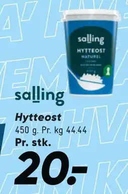 Bilka Hytteost, DKK 20 tilbud