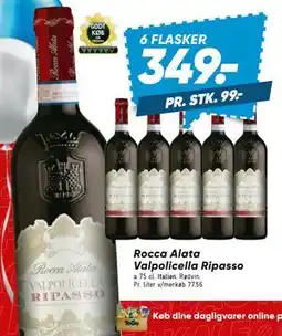Bilka Rocca Alata Valpolicella Ripasso, DKK 349 tilbud
