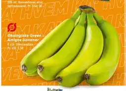 Bilka Økologiske Green Amigos bananer, DKK 15 tilbud