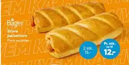 Bilka Store pølsehorn, DKK 15 tilbud