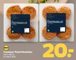 Netto Premieur fiskefrikadeller, DKK 20 tilbud
