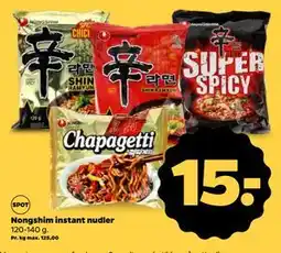 Netto Nongshim instant nudler, DKK 15 tilbud