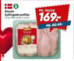 Bilka Dansk kyllingebrystfilet, DKK 169 tilbud